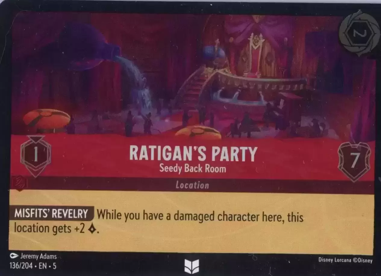 Shimmering Skies - Ratigan\'s Party - Seedy Back Room - Foil