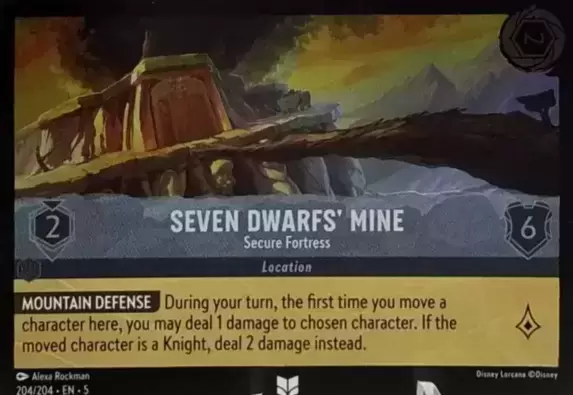 Shimmering Skies - Seven Dwarfs\' Mine - Secure Fortress - Foil
