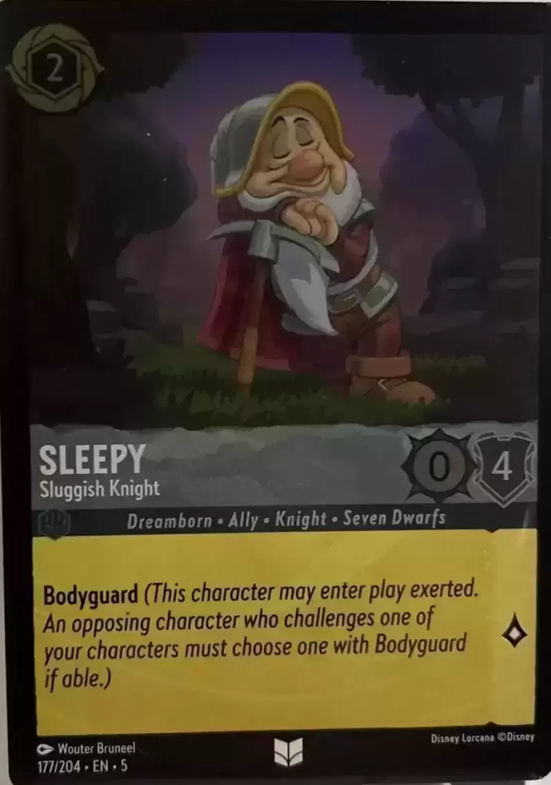 Shimmering Skies - Sleepy - Sluggish Knight - Foil