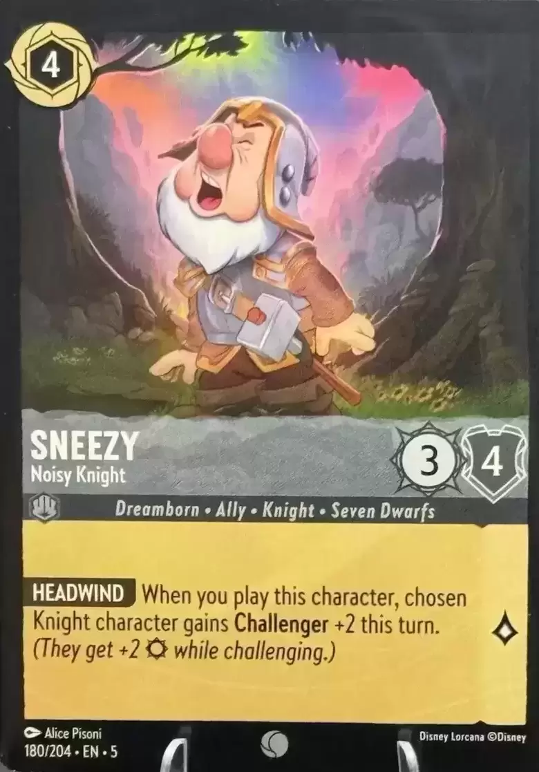 Shimmering Skies - Sneezy - Noisy Knight - Foil