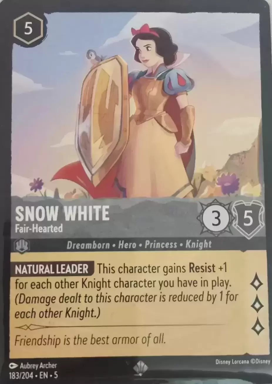 Shimmering Skies - Snow White - Fair-Hearted - Foil