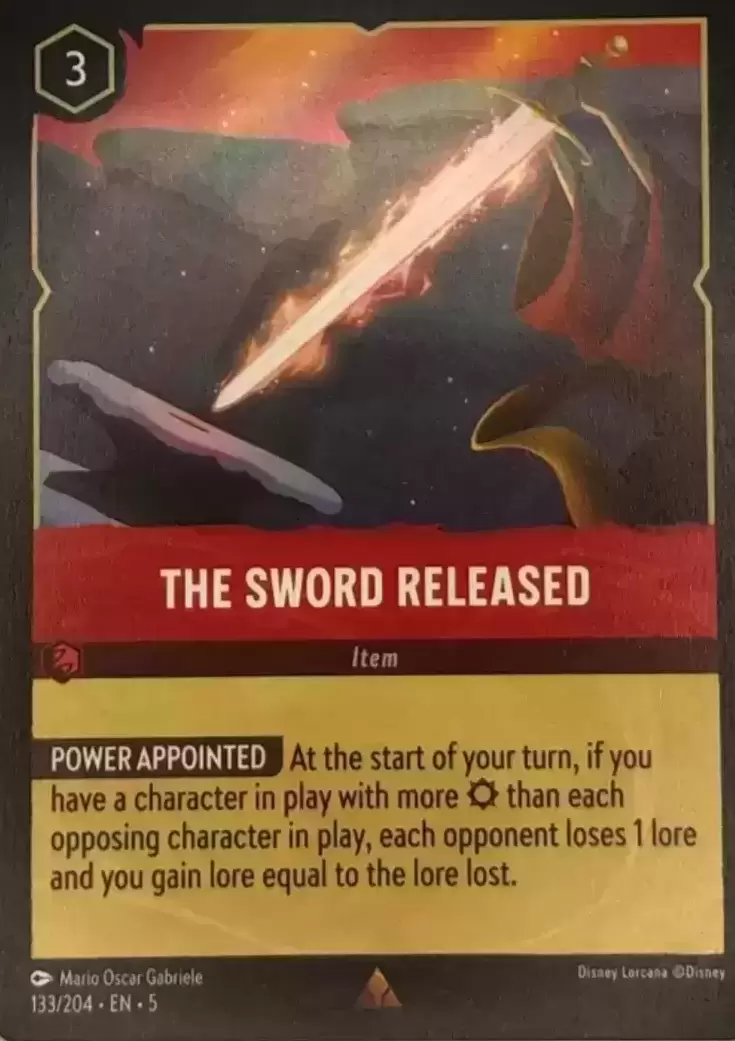 Shimmering Skies - The Sword Released - Foil