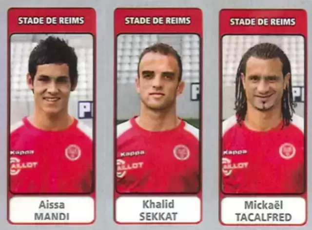 Foot 2011-12 - Aissa Mandi / Khalid Sekkat / Mickaël Tacalfred - Stade de Reims