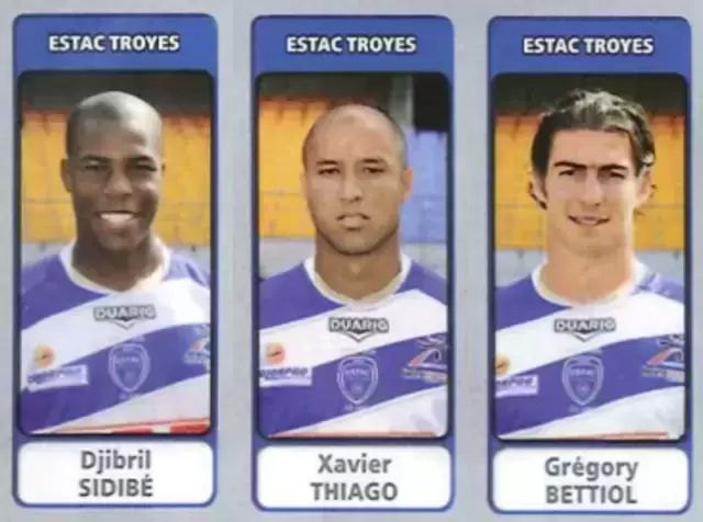 Foot 2011-12 - Djibril Sidibé / Xavier Thiago / Grégory Bettiol - ESTAC Troyes