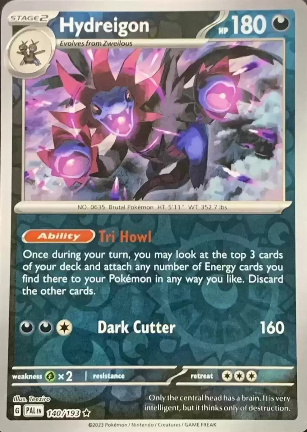 Paldea Evolved - PALEN - Hydreigon Reverse