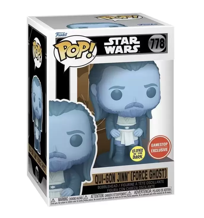 POP! Star Wars - Qui-Gon Jinn Froce Ghost Gitd