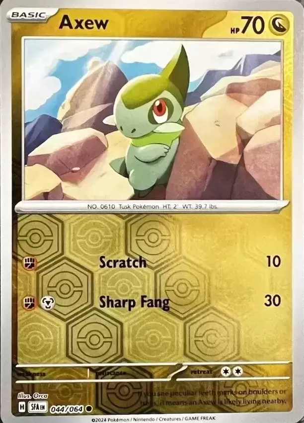 Shrouded Fable - SFAEN - Axew Reverse