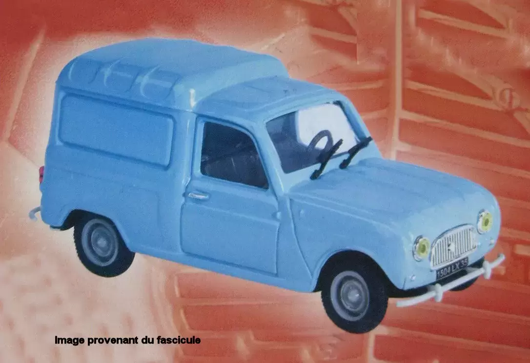 Voiture Françaises de Collection - Hachette/Norev - Renault 4L Fourgonnette