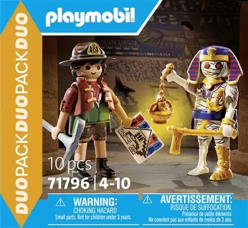 Playmobil Antic History - DuoPack Treasure Hunter and Mummy