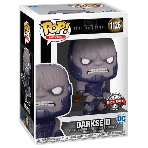 POP! Movies - DC Comics: Zack Snyders Justice League - Darkseid Black & White Metallic