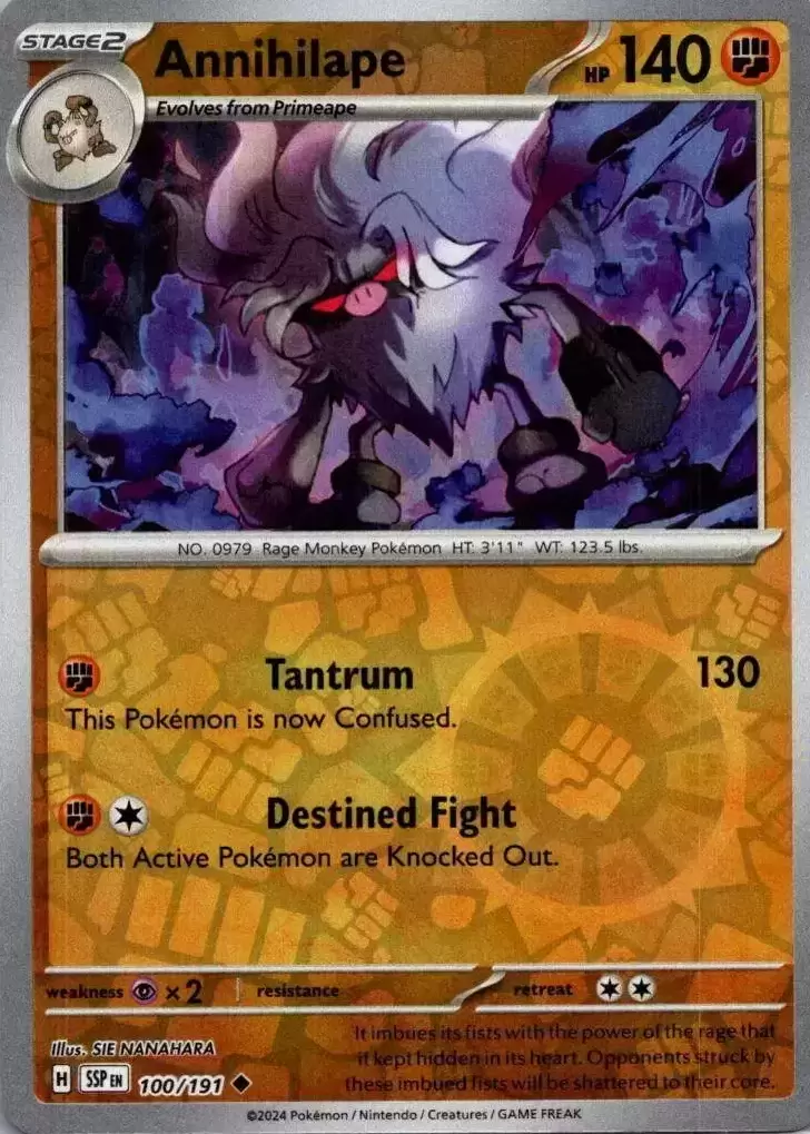 Surging Sparks SSPEN - Annihilape Reverse