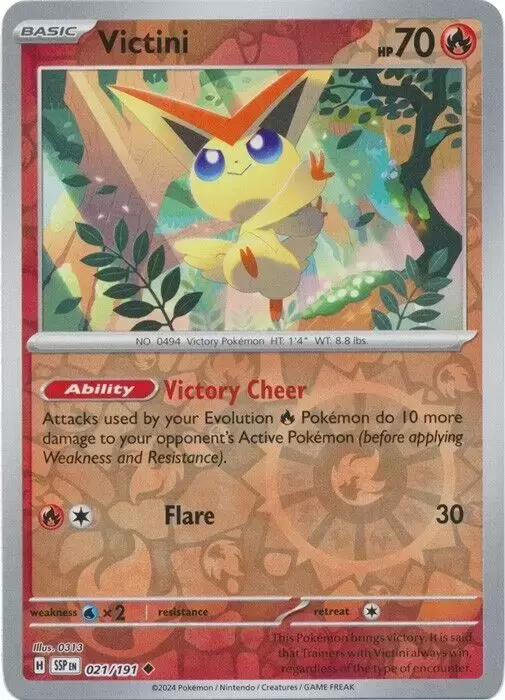 Surging Sparks SSPEN - Victini Reverse