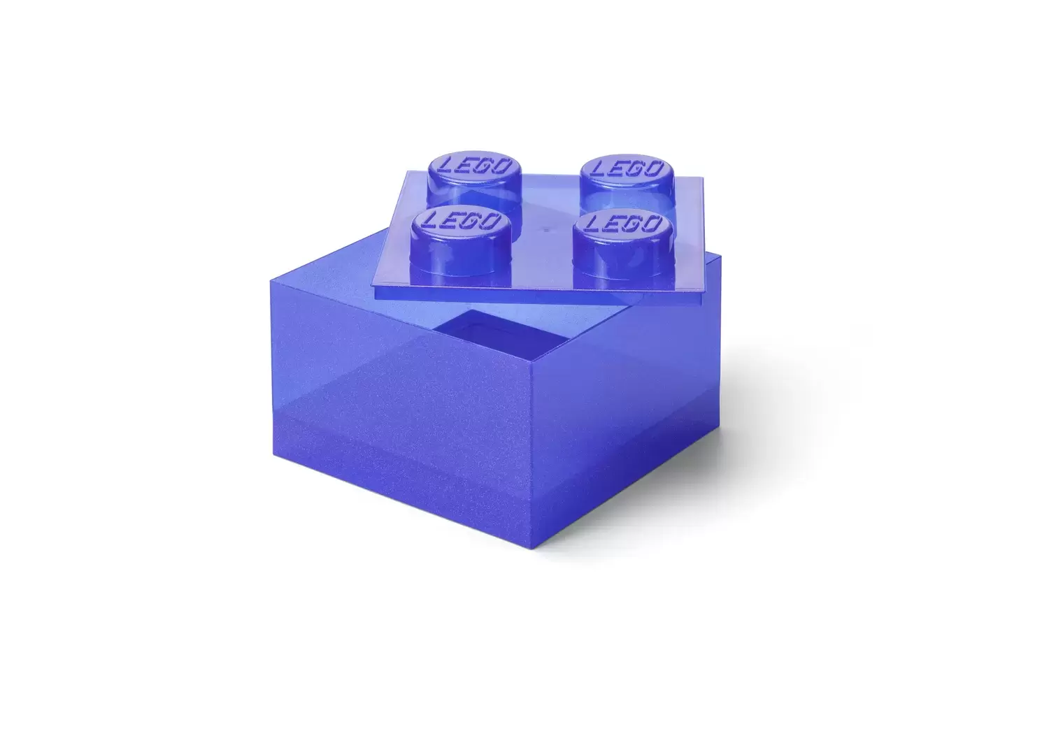 Rangements LEGO - Brique de rangement translucide - violet