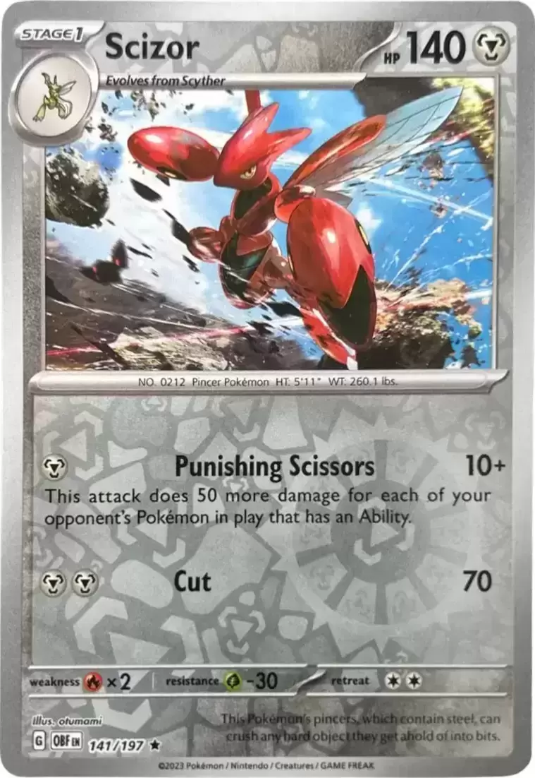 Obsidian Flames - OBF (OBFEN) - Scizor Reverse