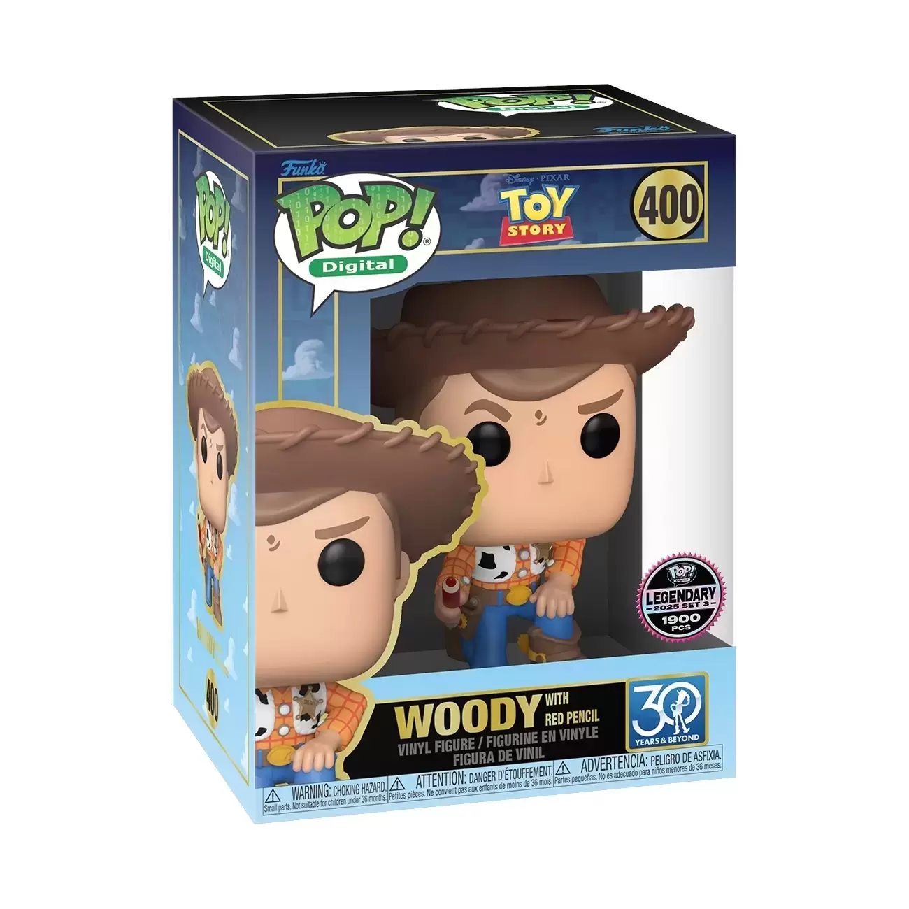 POP! Digital - Toy Story - Woody With Red Pencil