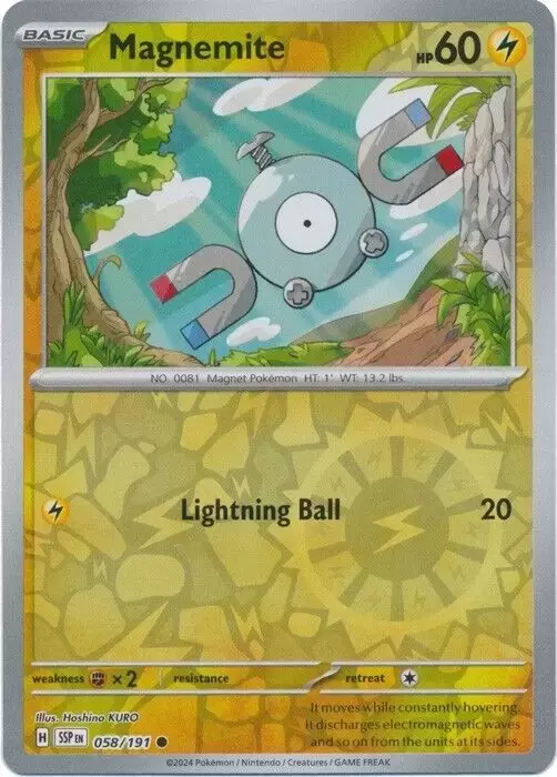 Surging Sparks SSPEN - Magnemite Reverse