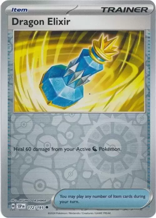 Surging Sparks SSPEN - Dragon Elixir Reverse