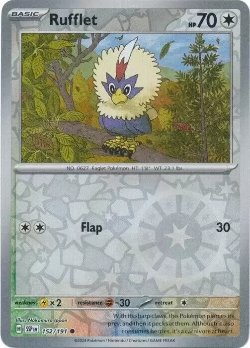 Surging Sparks SSPEN - Rufflet Reverse