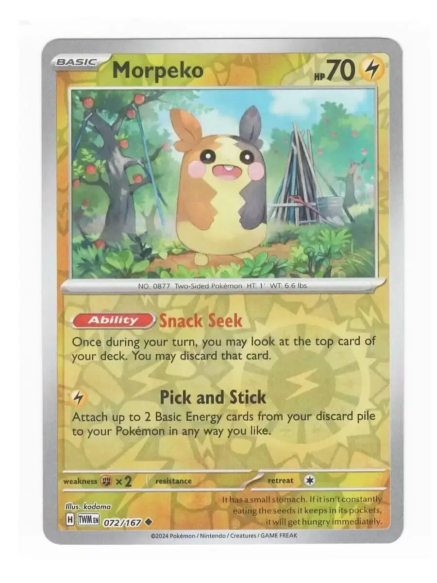 Twilight Mascarade - TWMEN - Morpeko Reverse