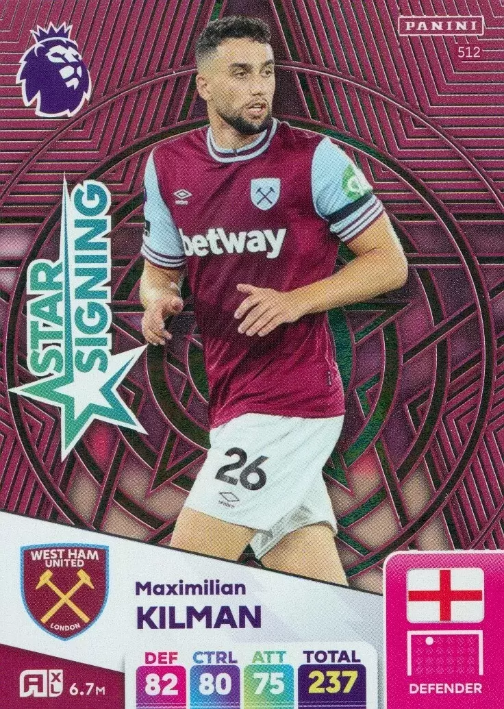 Adrenalyn XL Premier League 2024/25 - Maximilian Kilman