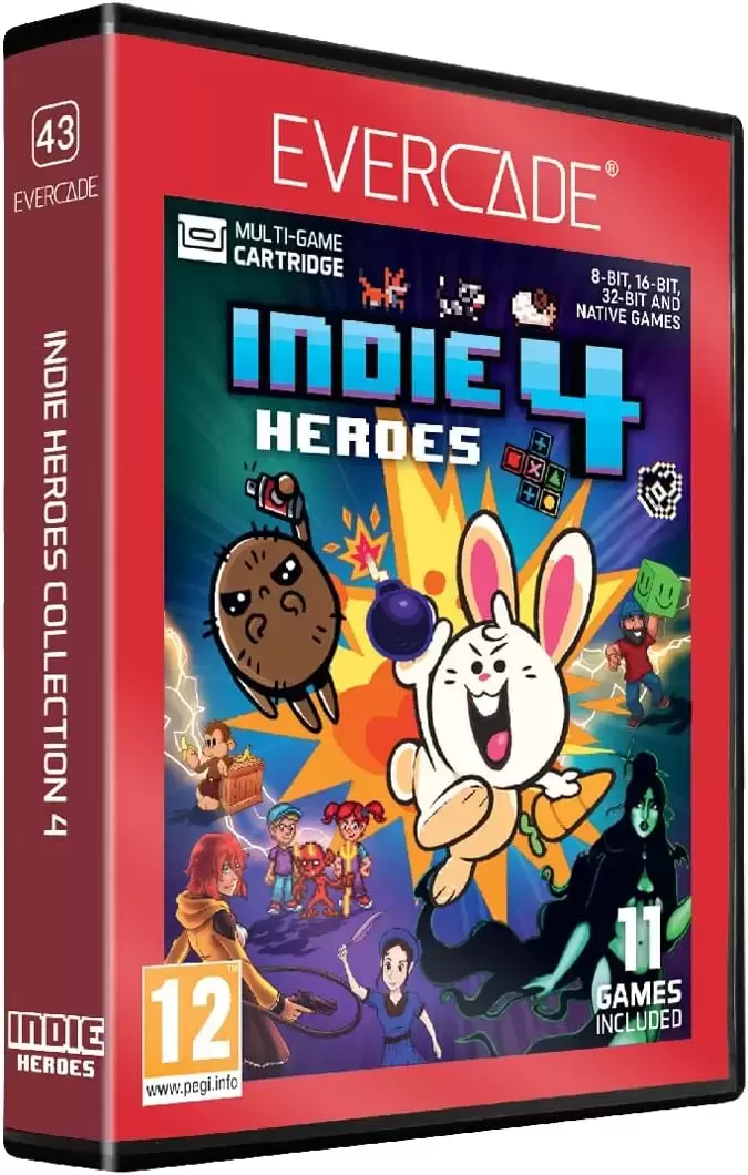 Jeux Evercade - Indie Heroes Collection 4