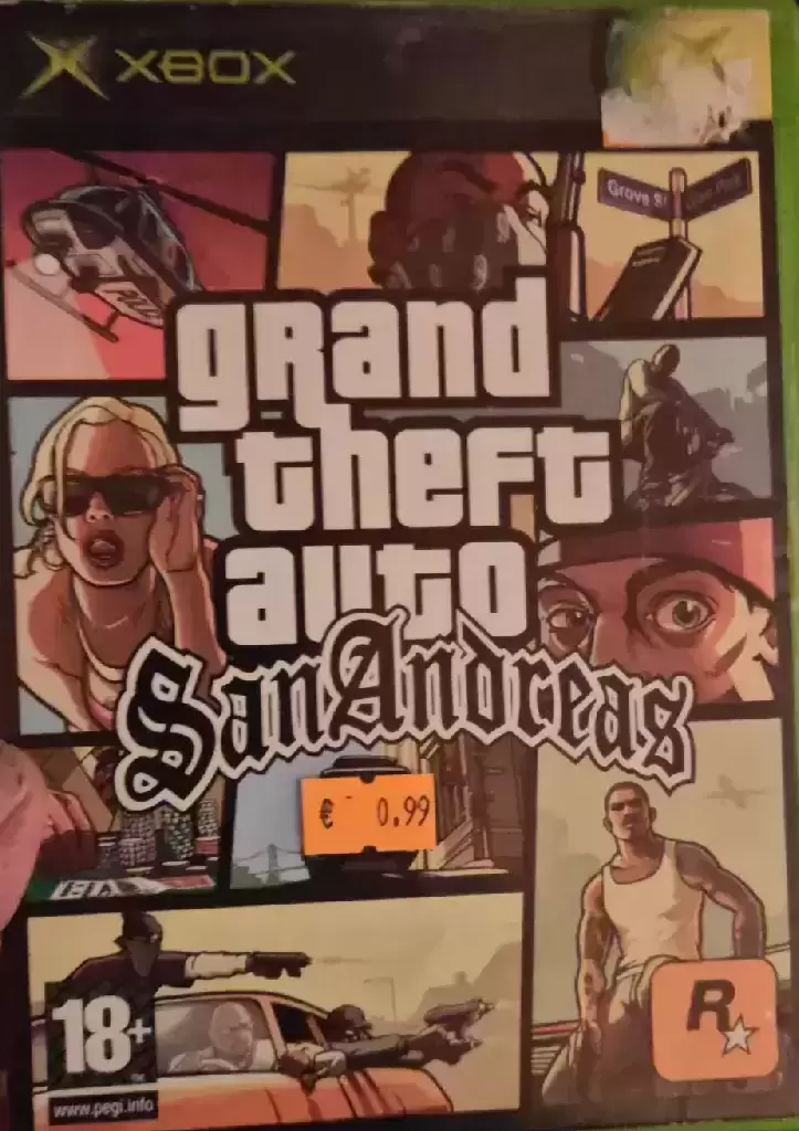 XBOX Games - Grand Theft Auto : San Andreas (GTA)