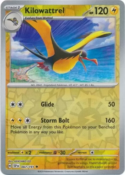 Surging Sparks SSPEN - Kilowattrel Reverse