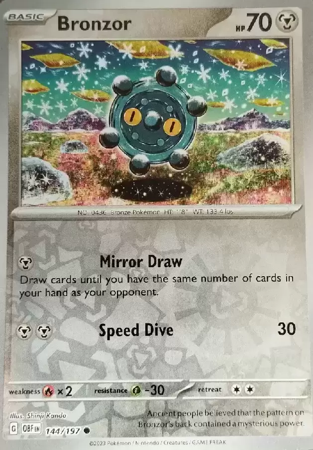 Obsidian Flames - OBF (OBFEN) - Bronzor Reverse