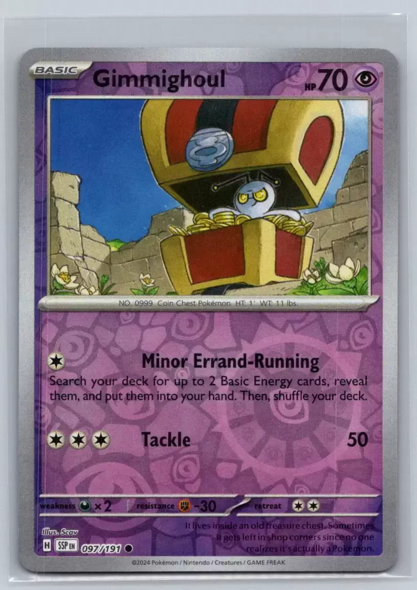 Surging Sparks SSPEN - Gimmighoul Reverse