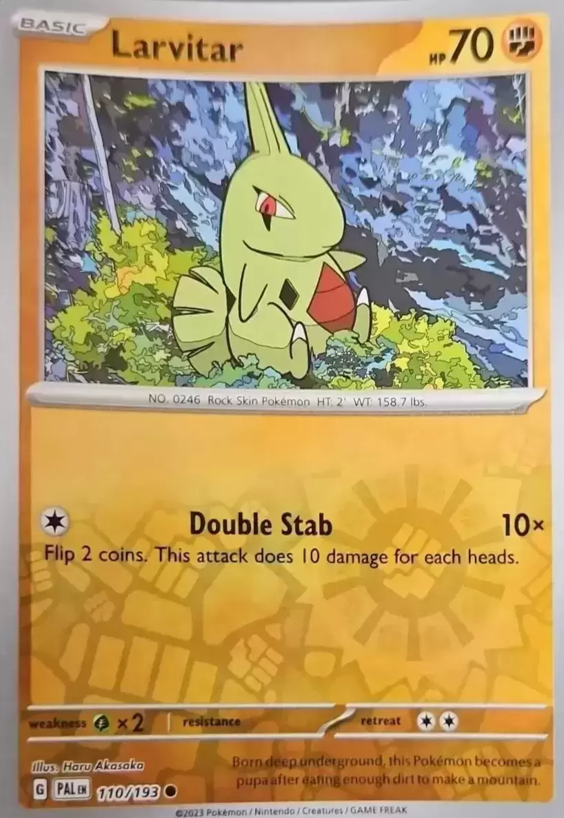 Paldea Evolved - PALEN - Larvitar Reverse