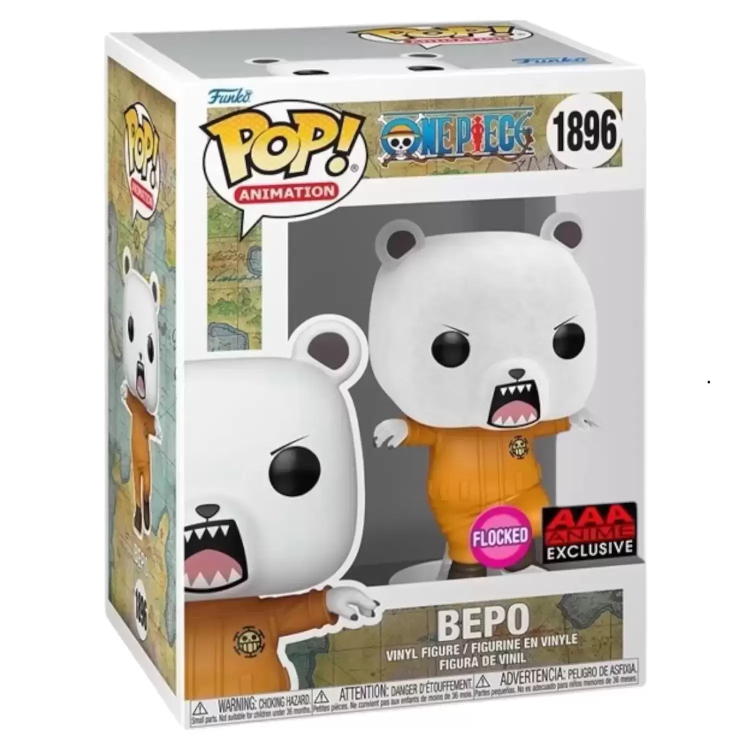 POP! Animation - One Piece - Bepo Flocked