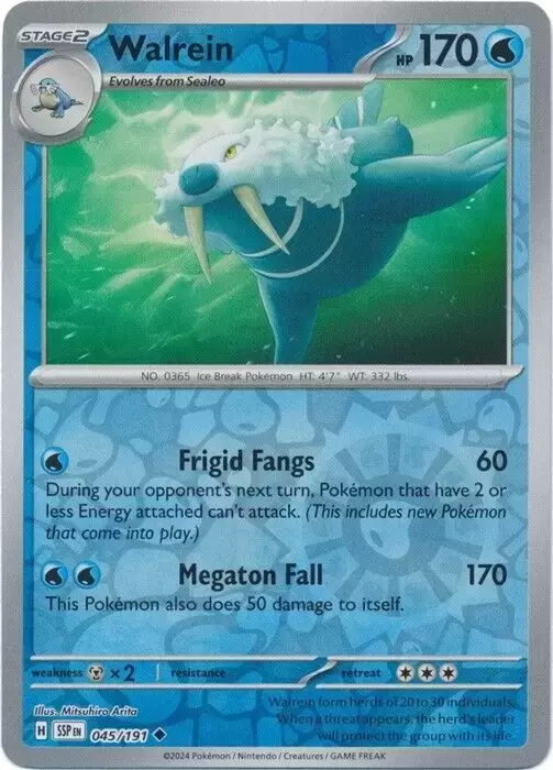 Surging Sparks SSPEN - Walrein Reverse