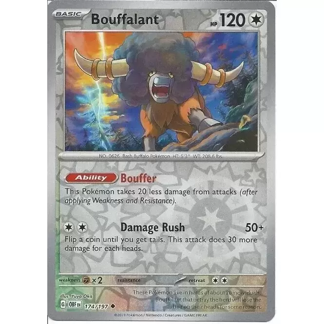 Obsidian Flames - OBF (OBFEN) - Bouffalant Reverse
