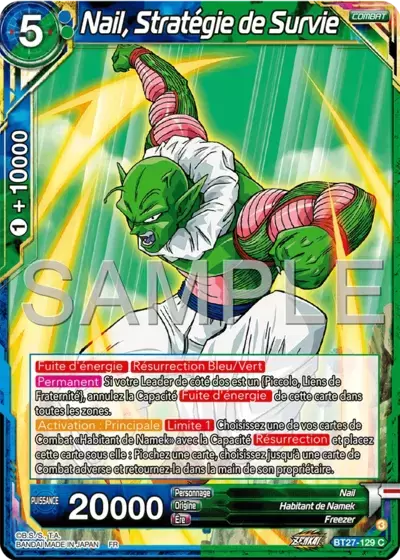 History of Z [BT27] - Nail, Stratégie de Survie
