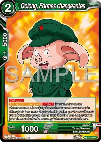 History of Z [BT27] - Oolong, Formes changeantes