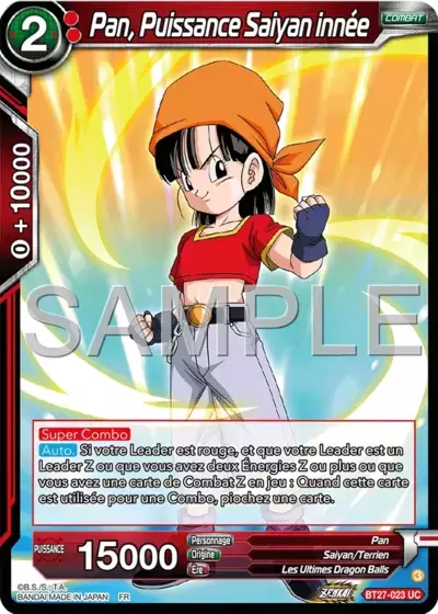 History of Z [BT27] - Pan, Puissance Saiyan innée