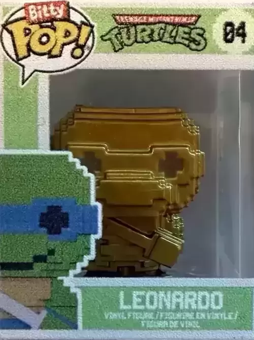 Bitty POP! - Teenage Mutant Ninja Turtles - Leonardo 8-Bit Gold