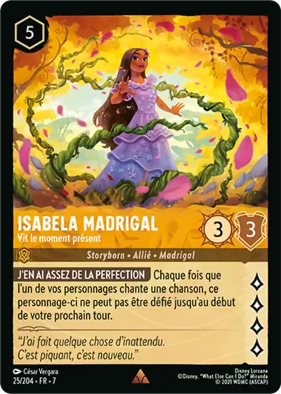 L\'Ile d\'Archazia - Chapitre 7 - Isabela Madrigal, Vit le moment présent