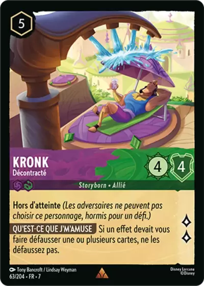 L\'Ile d\'Archazia - Chapitre 7 - Kronk, Décontracté