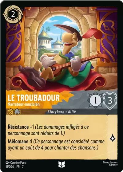 L\'Ile d\'Archazia - Chapitre 7 - Le Troubadour, Narrateur-musicien