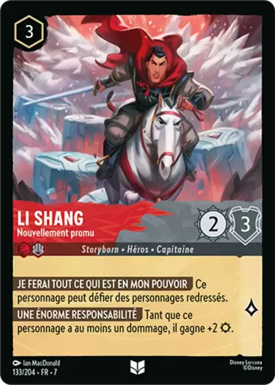 L\'Ile d\'Archazia - Chapitre 7 - Li Shang, Nouvellement promu