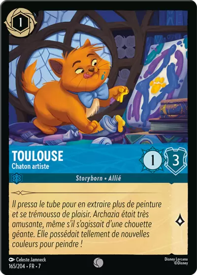 L\'Ile d\'Archazia - Chapitre 7 - Toulouse, Chaton artiste