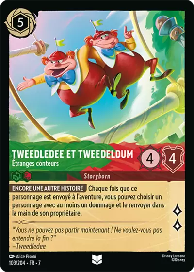 L\'Ile d\'Archazia - Chapitre 7 - Tweedledee & Tweedeldum, Étranges conteurs