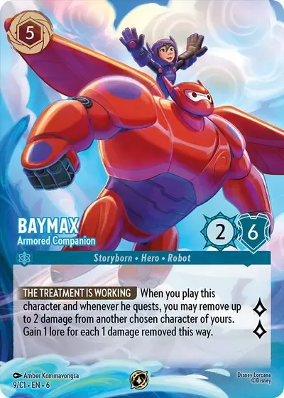 Cartes Promo Lorcana - Baymax, Armored Companion