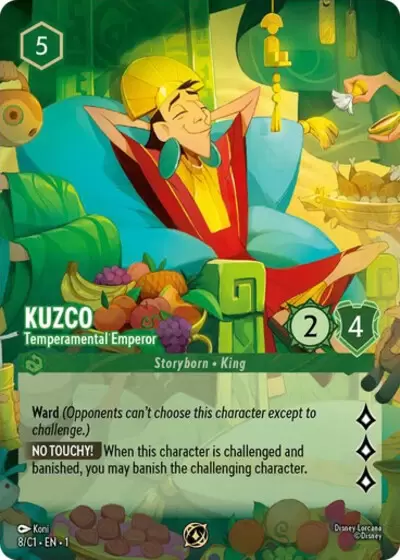 Cartes Promo Lorcana - Kuzco, Temperamental Emperor