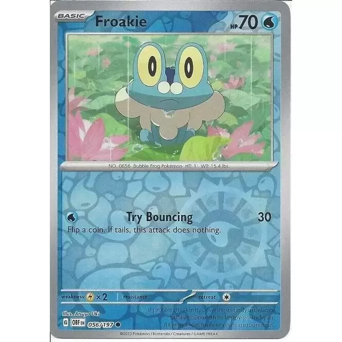 Obsidian Flames - OBF (OBFEN) - Froakie Reverse