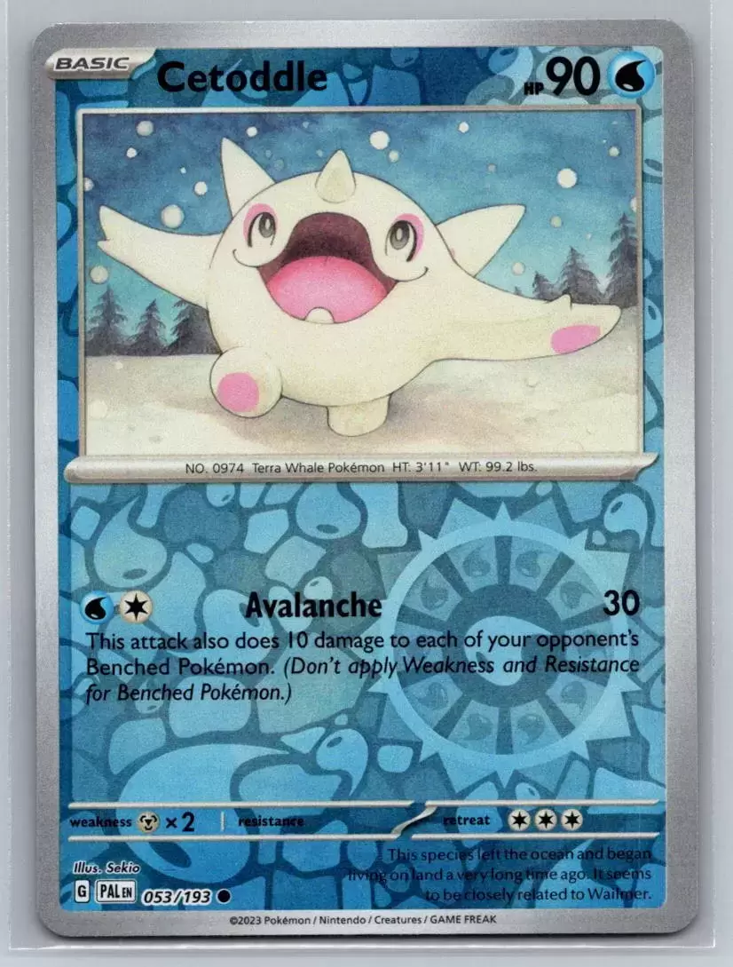 Paldea Evolved - PALEN - Cetoddle Reverse