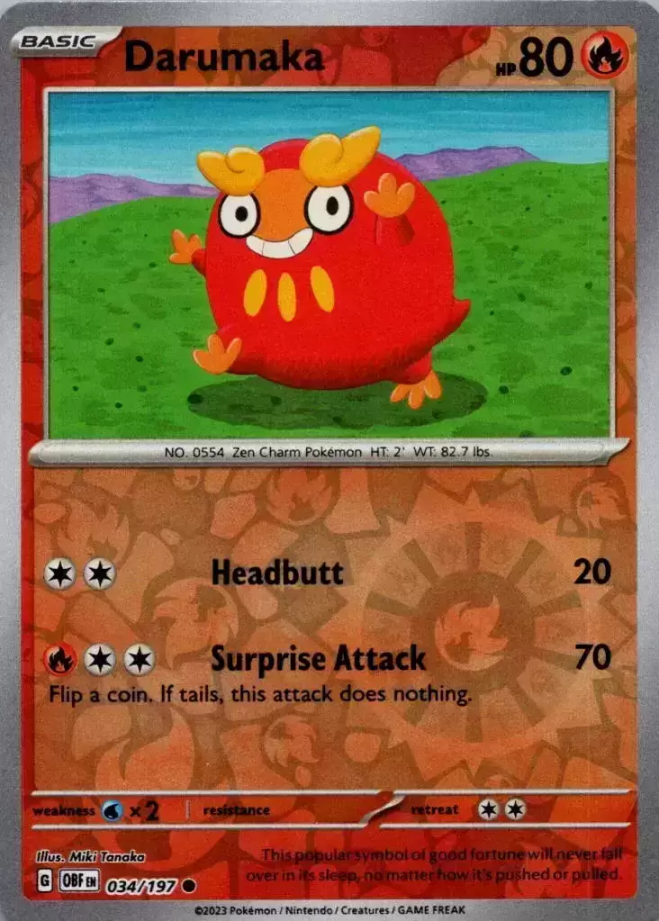 Obsidian Flames - OBF (OBFEN) - Darumaka Reverse