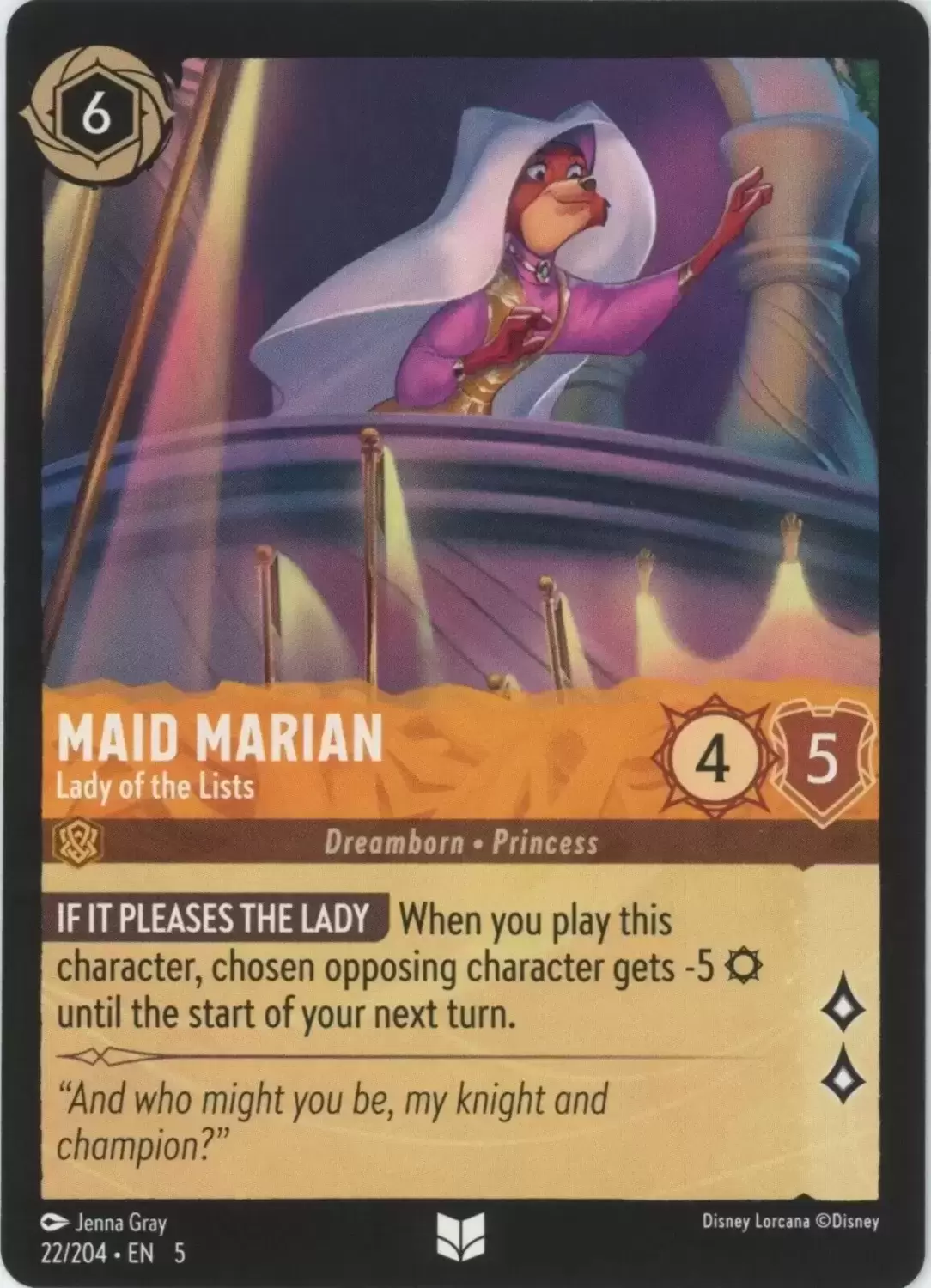 Shimmering Skies - Maid Marian - Lady of the lists