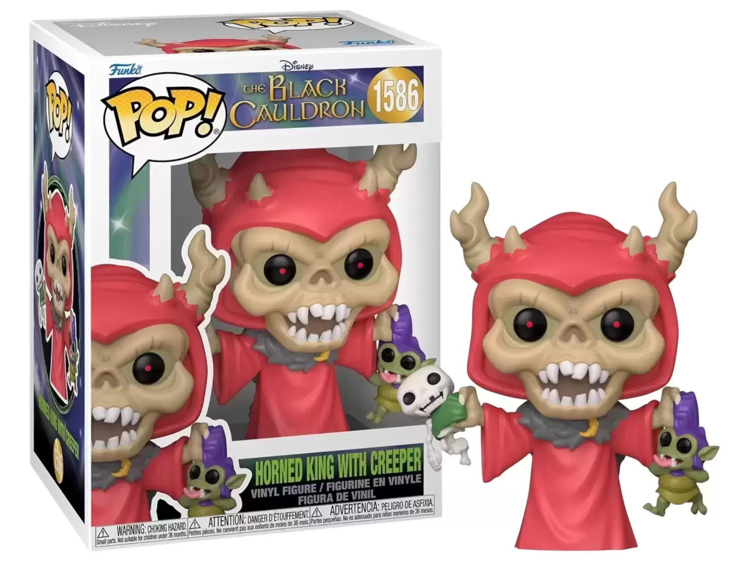 POP! Disney - The Black Cauldron - Horned King With Creeper